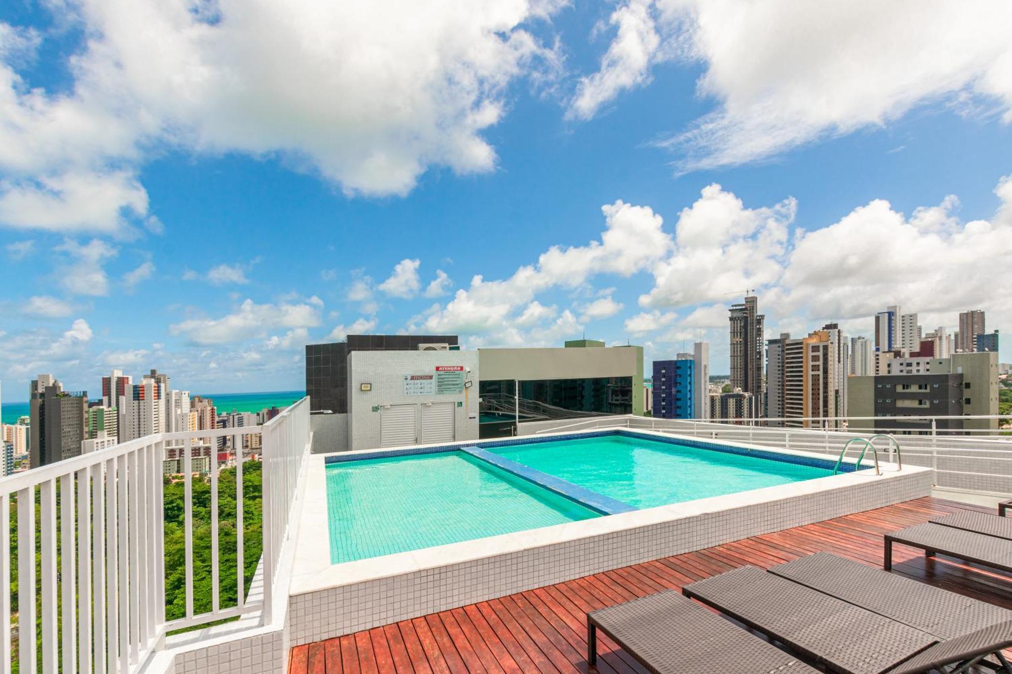 Studio Encantador - Garagem - Piscina Na Cobertura João Pessoa 外观 照片